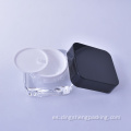 Frascos de crema blanca brillante recipientes vacíos para envases para el cuidado de la piel 50g